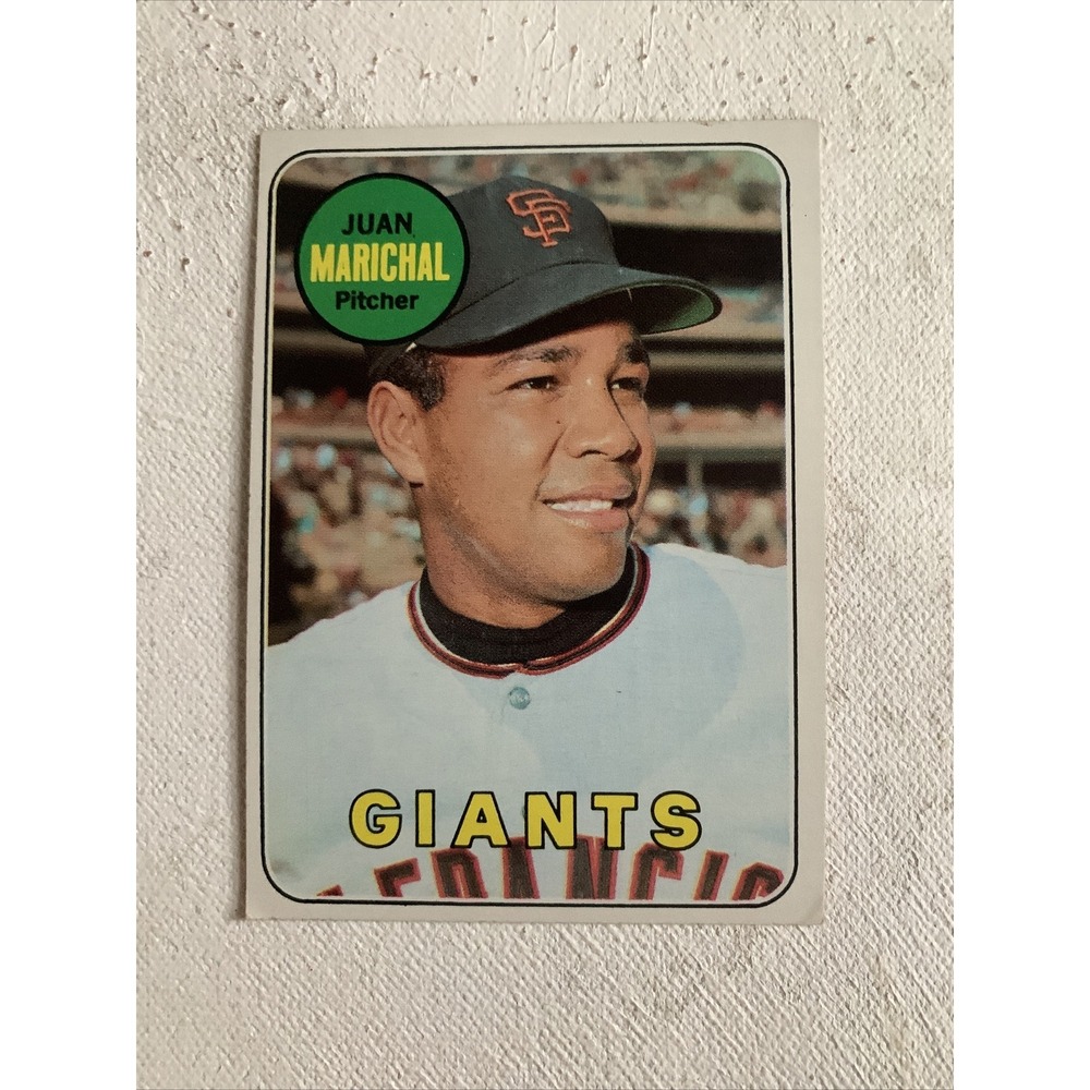 1969 TOPPS JUAN MARICHAL #370 VINTAGE HOF BASEBALL CARD SAN FRANCISCO GIANTS VG
